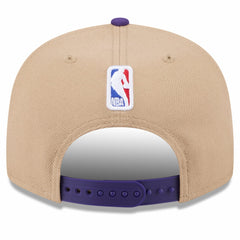 Los Angeles Lakers 2024 NBA Draft 9FIFTY Snapback Hat Tan/Purple - NBA