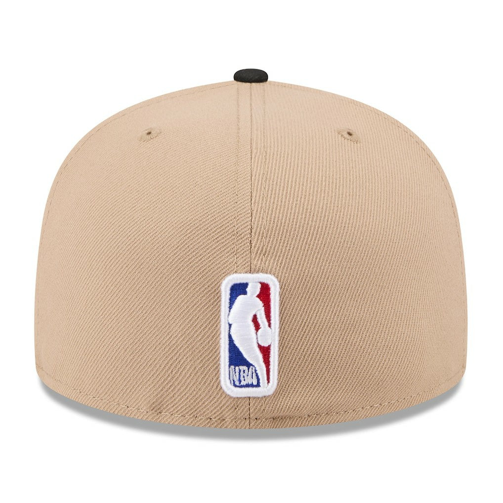 Brooklyn Nets 2024 NBA Draft 59FIFTY Fitted Hat Tan/Black - NBA