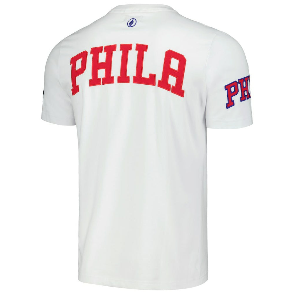 Philadelphia 76ers FISLL Unisex Heritage Crest T-Shirt White - NBA