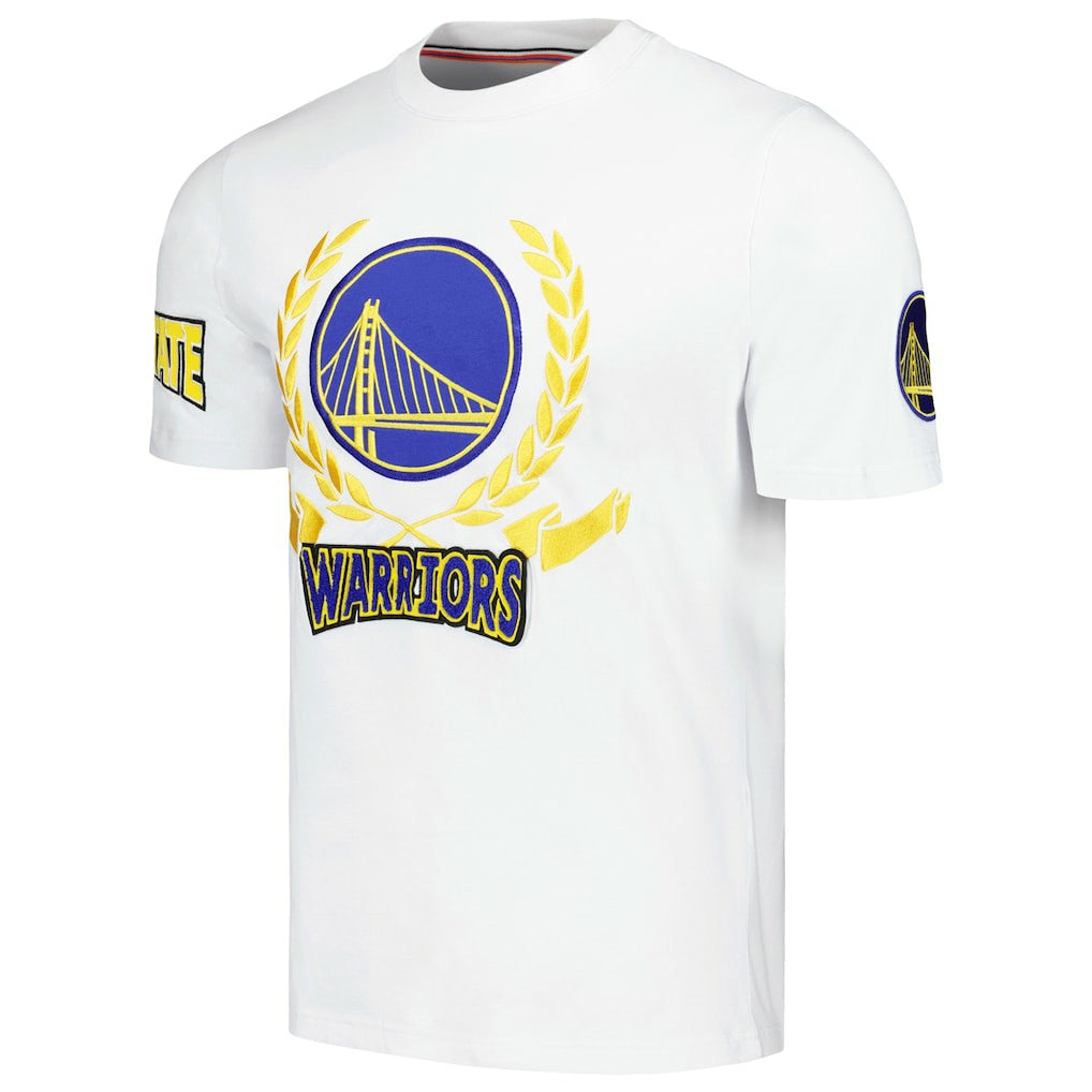 Golden State Warriors FISLL Unisex Heritage Crest T-Shirt White - NBA