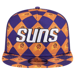 Phoenix Suns Seeing Diamonds A-Frame Trucker 9FIFTY Snapback Hat Purple - NBA