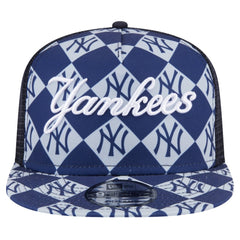 New York Yankees New Era Seeing Diamonds A-Frame Trucker 9FIFTY Snapback Hat - MLB