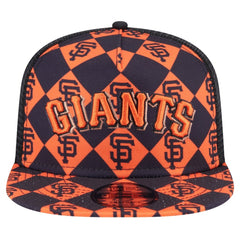 San Francisco Giants New Era Seeing Diamonds A-Frame Trucker 9FIFTY Snapback Hat - MLB