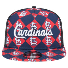 St. Louis Cardinals New Era Seeing Diamonds A-Frame Trucker 9FIFTY Snapback Hat - MLB