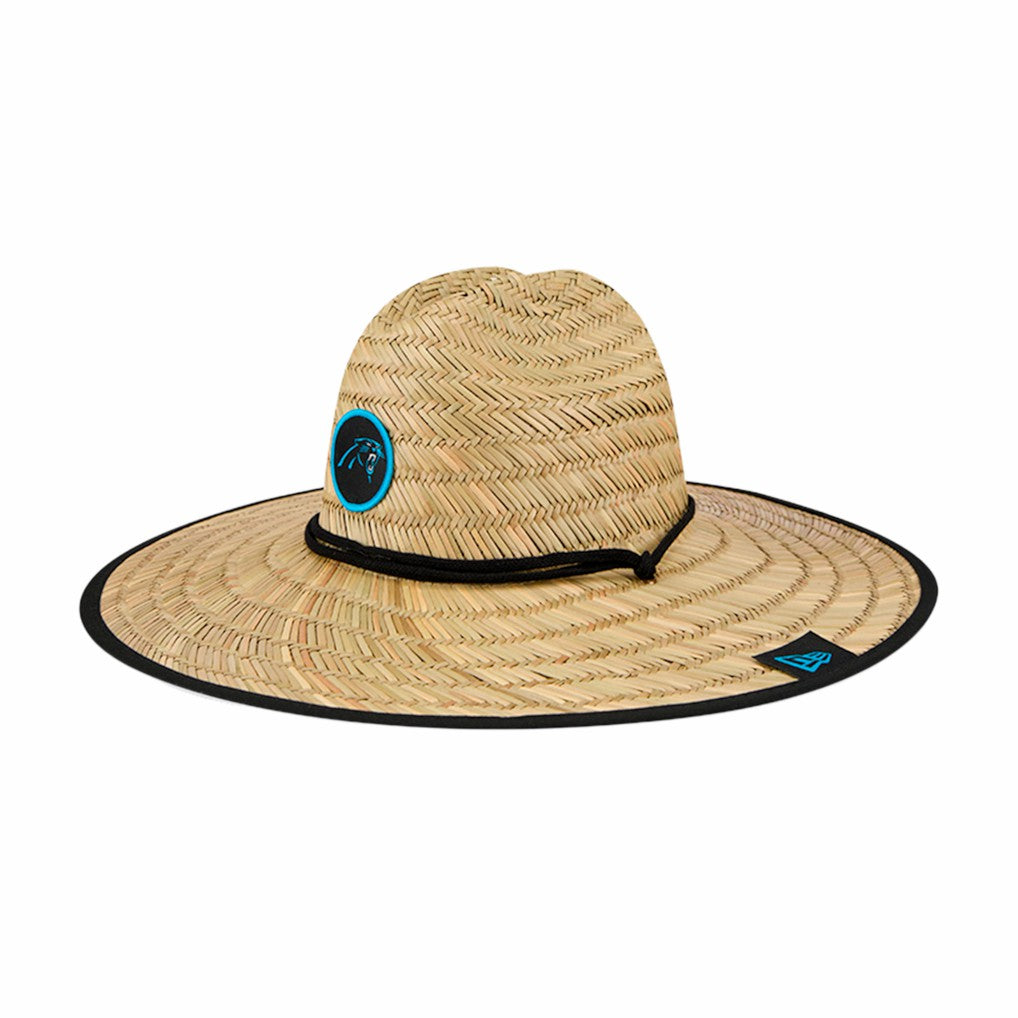 Carolina Panthers New Era NFL Training Camp Straw Lifeguard Hat Natural | NFL