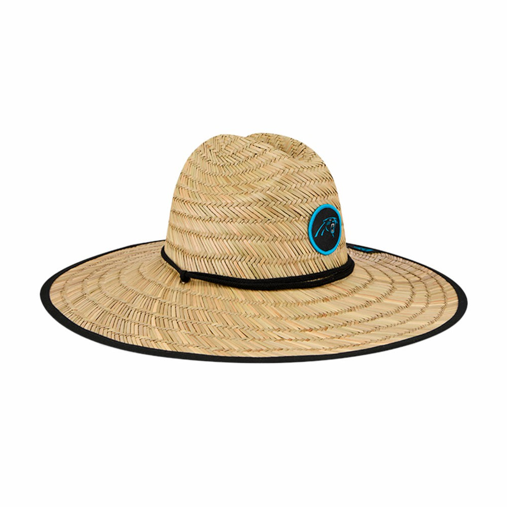 Carolina Panthers New Era NFL Training Camp Straw Lifeguard Hat Natural | NFL