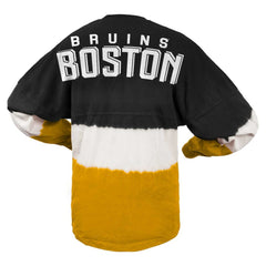 Boston Bruins Fanatics Women's Ombre Long Sleeve T-Shirt - Black/Gold - NHL