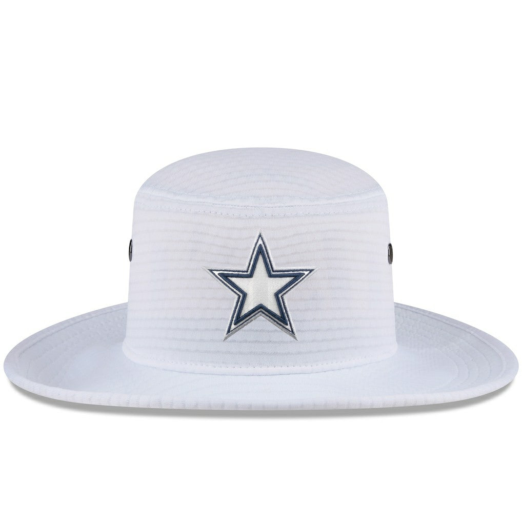 Dallas Cowboys New Era 2024 NFL Training Camp Panama Bucket Hat White | NFL