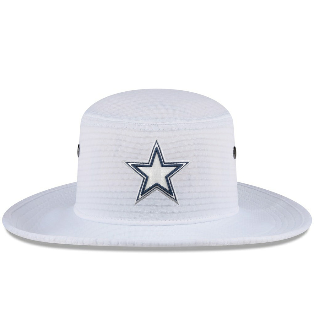Dallas Cowboys New Era 2024 NFL Training Camp Panama Bucket Hat White | NFL