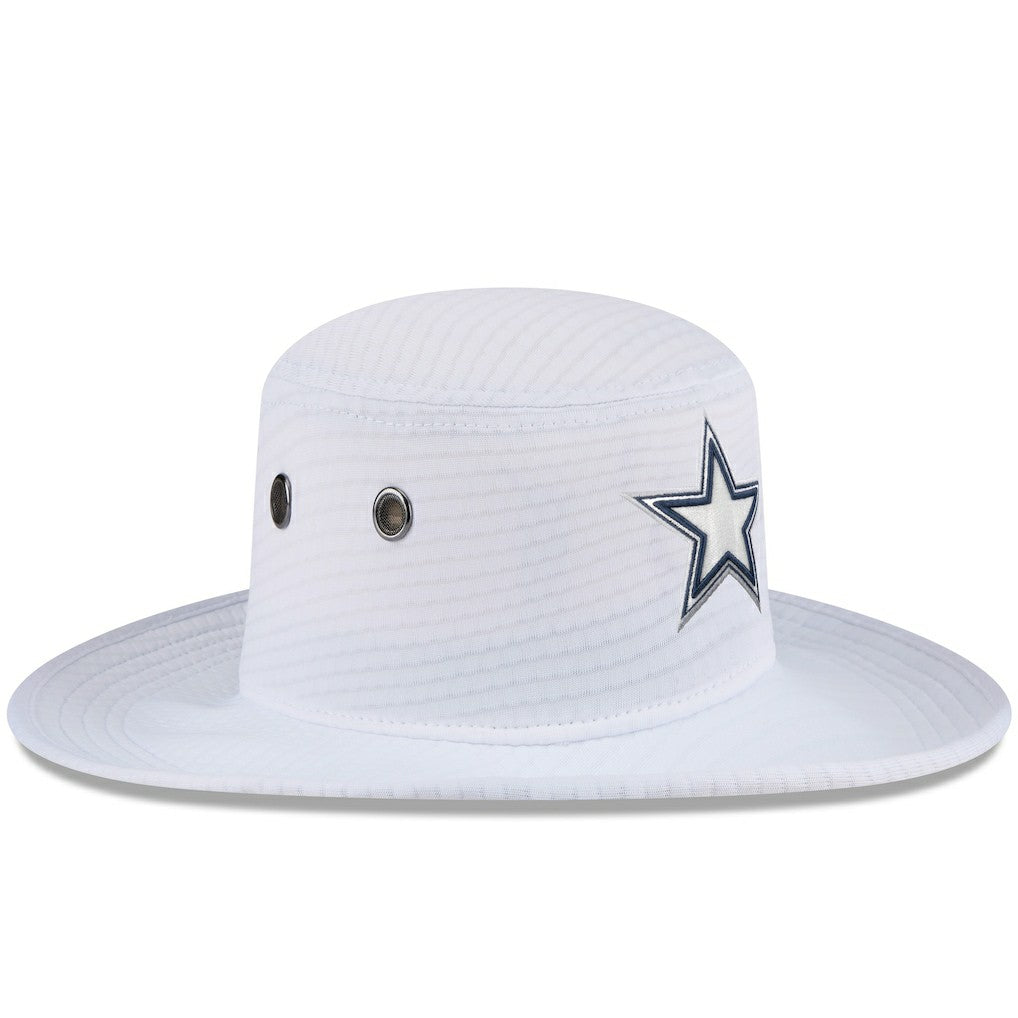Dallas Cowboys New Era 2024 NFL Training Camp Panama Bucket Hat White | NFL