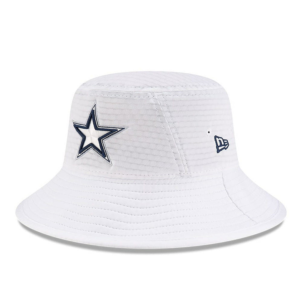 Dallas Cowboys New Era 2024 NFL Training Camp Stretch Bucket Hat White | NFL