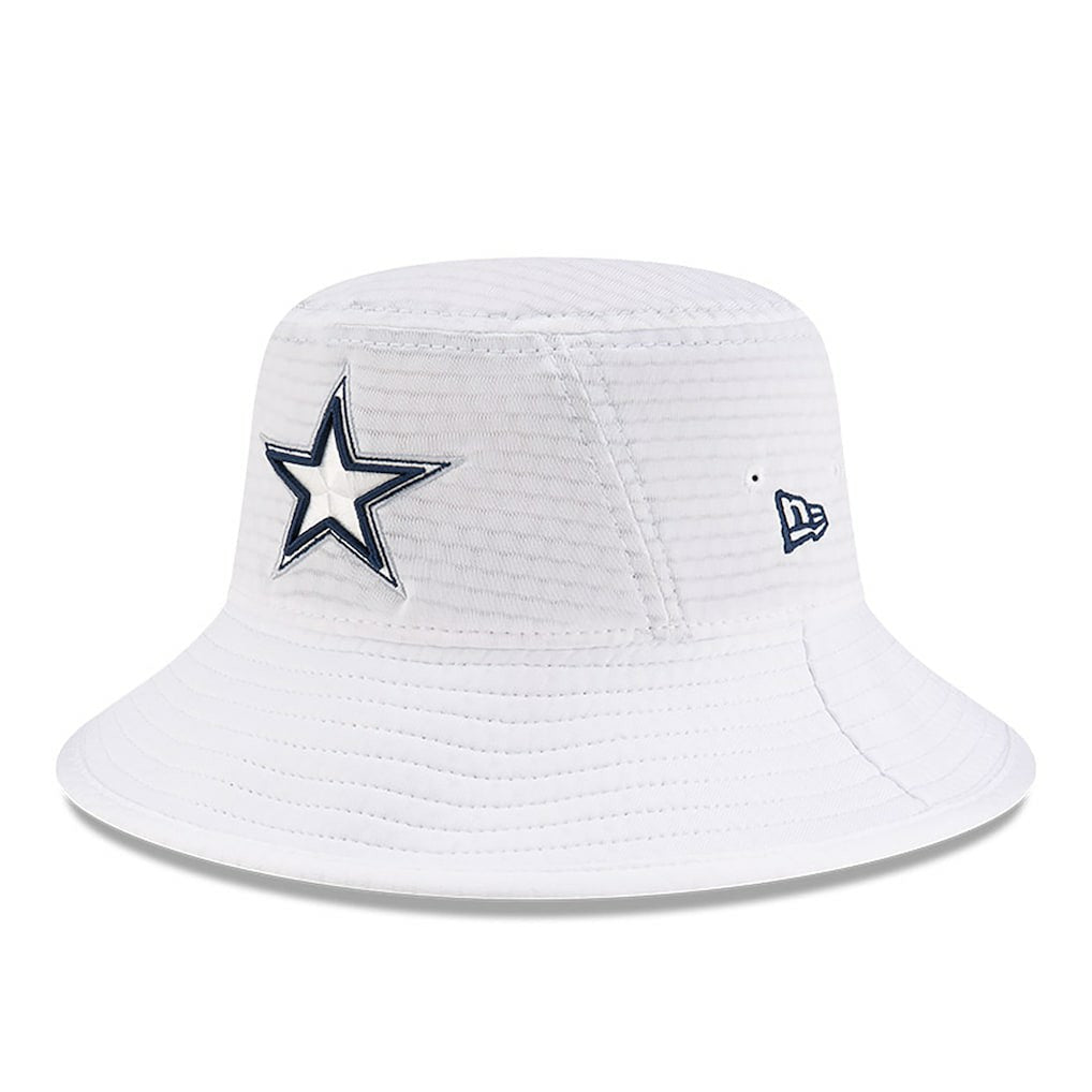 Dallas Cowboys New Era 2024 NFL Training Camp Stretch Bucket Hat White | NFL
