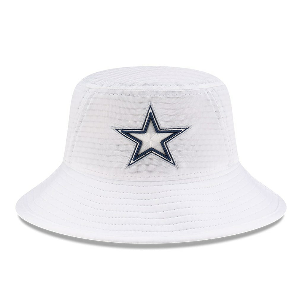 Dallas Cowboys New Era 2024 NFL Training Camp Stretch Bucket Hat White | NFL