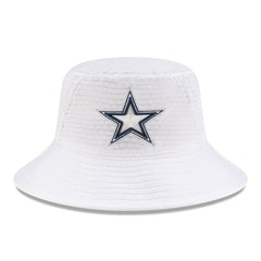 Dallas Cowboys New Era 2024 NFL Training Camp Stretch Bucket Hat White | NFL