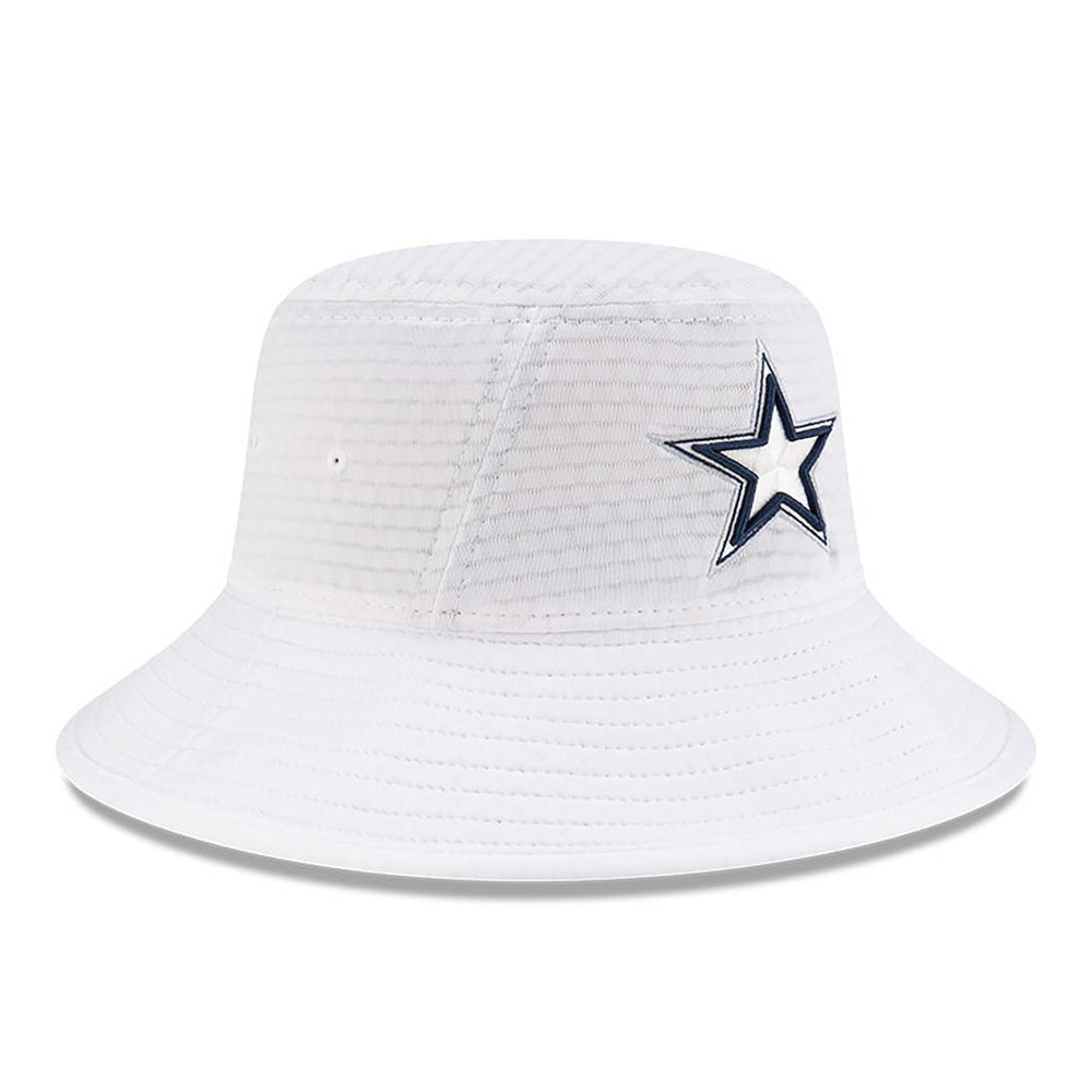 Dallas Cowboys New Era 2024 NFL Training Camp Stretch Bucket Hat White | NFL