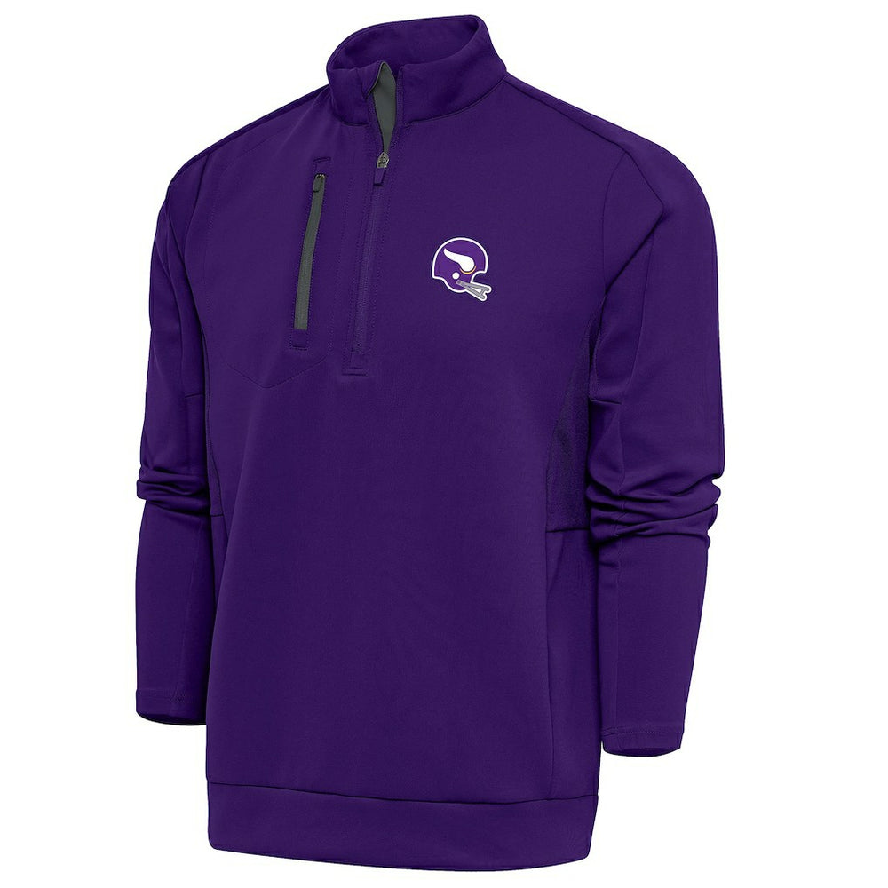 Minnesota Vikings Antigua Generation Quarter-Zip Pullover Jacket Purple | NFL