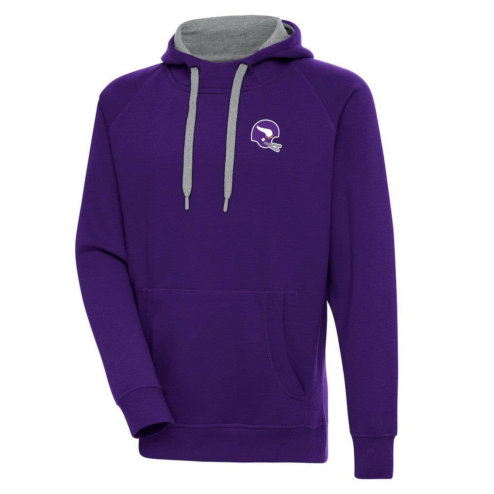Minnesota Vikings Antigua Victory Pullover Hoodie Purple | NFL