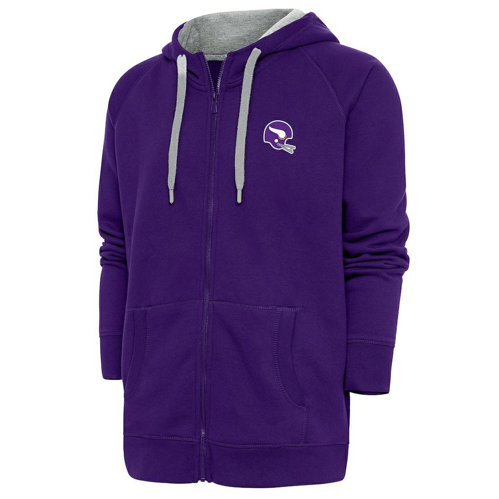 Minnesota Vikings Antigua Victory Full-Zip Hoodie Purple | NFL