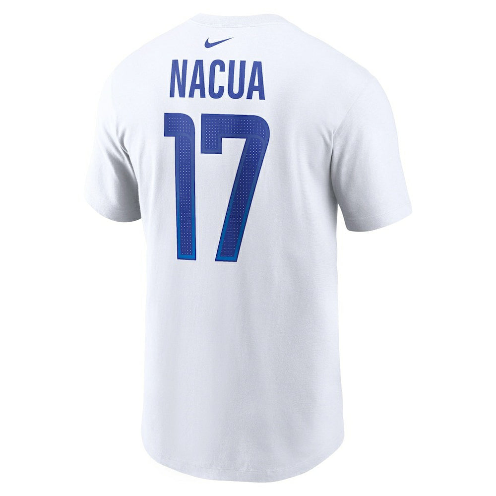 Puka Nacua Los Angeles Rams Player Name & Number T-Shirt White | Nike for Sale