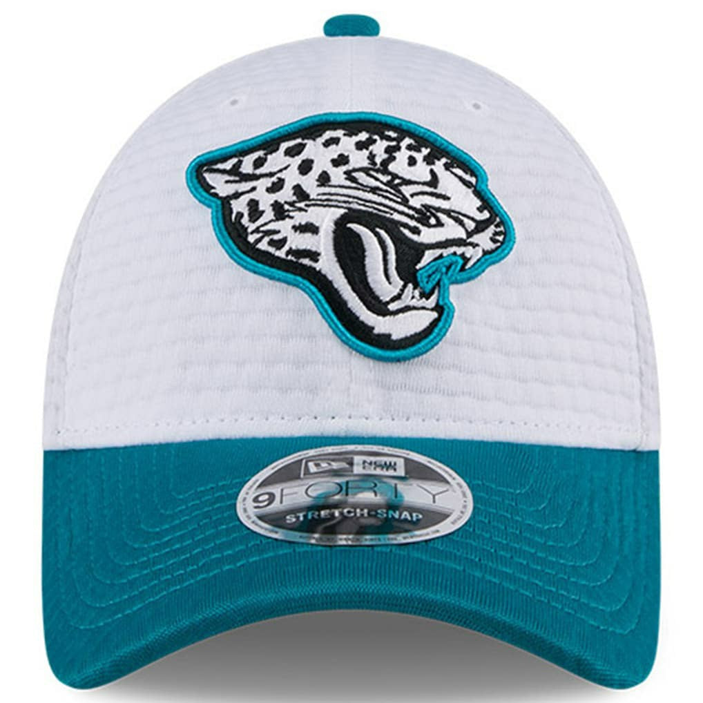 Jacksonville Jaguars New Era 2024 NFL Training Camp 9FORTY Adjustable Hat White/Teal | NFL