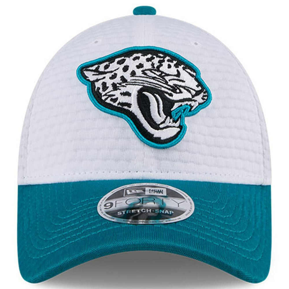 Jacksonville Jaguars New Era 2024 NFL Training Camp 9FORTY Adjustable Hat White/Teal | NFL