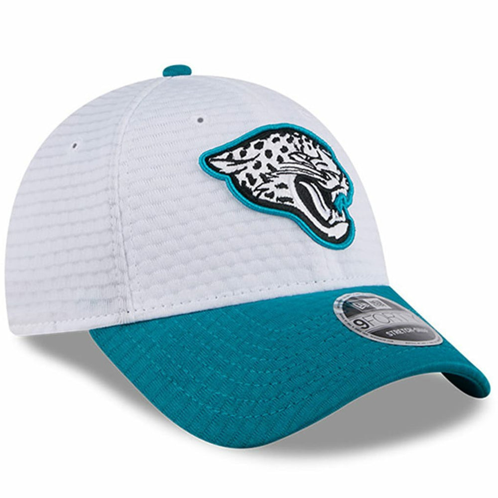Jacksonville Jaguars New Era 2024 NFL Training Camp 9FORTY Adjustable Hat White/Teal | NFL