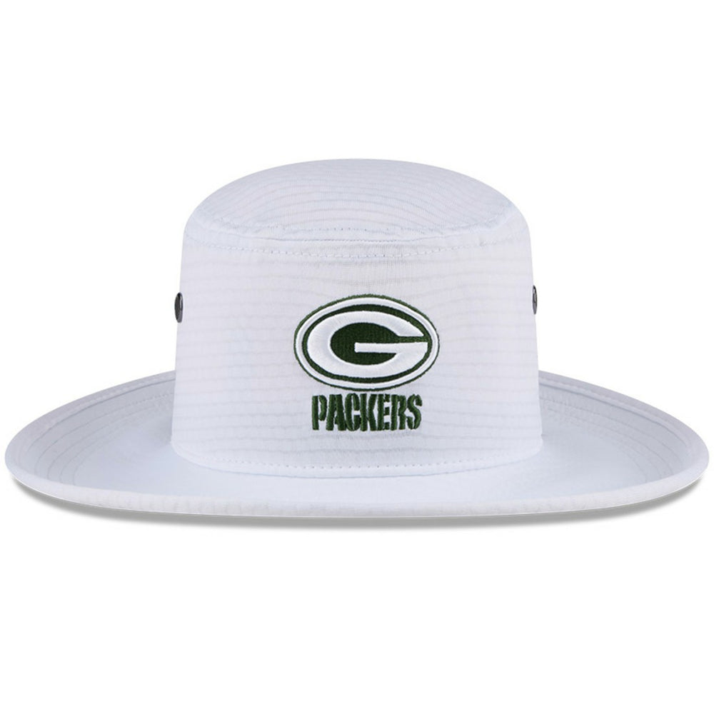 Green Bay Packers New Era 2024 NFL Training Camp Panama Bucket Hat White | NFL