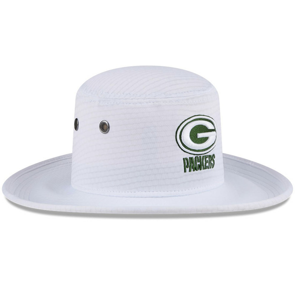 Green Bay Packers New Era 2024 NFL Training Camp Panama Bucket Hat White | NFL