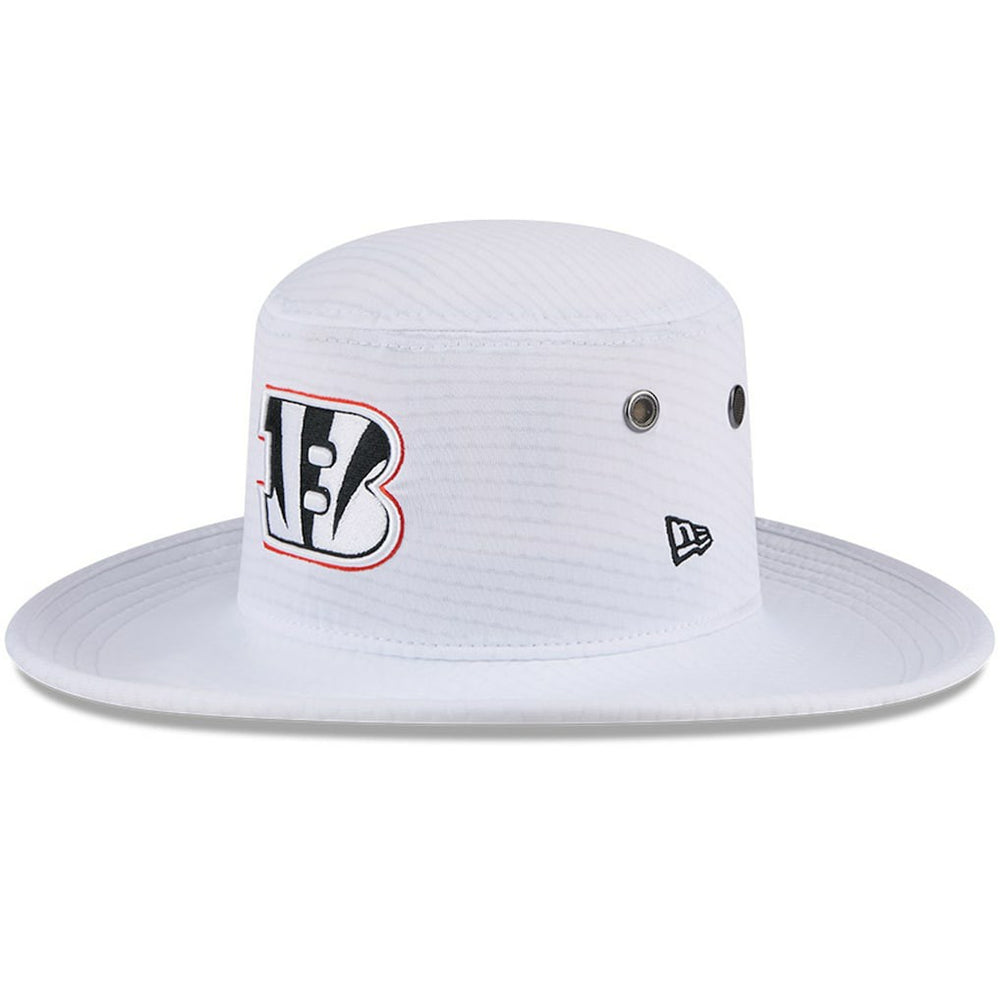 Cincinnati Bengals New Era 2024 NFL Training Camp Panama Bucket Hat White | NFL