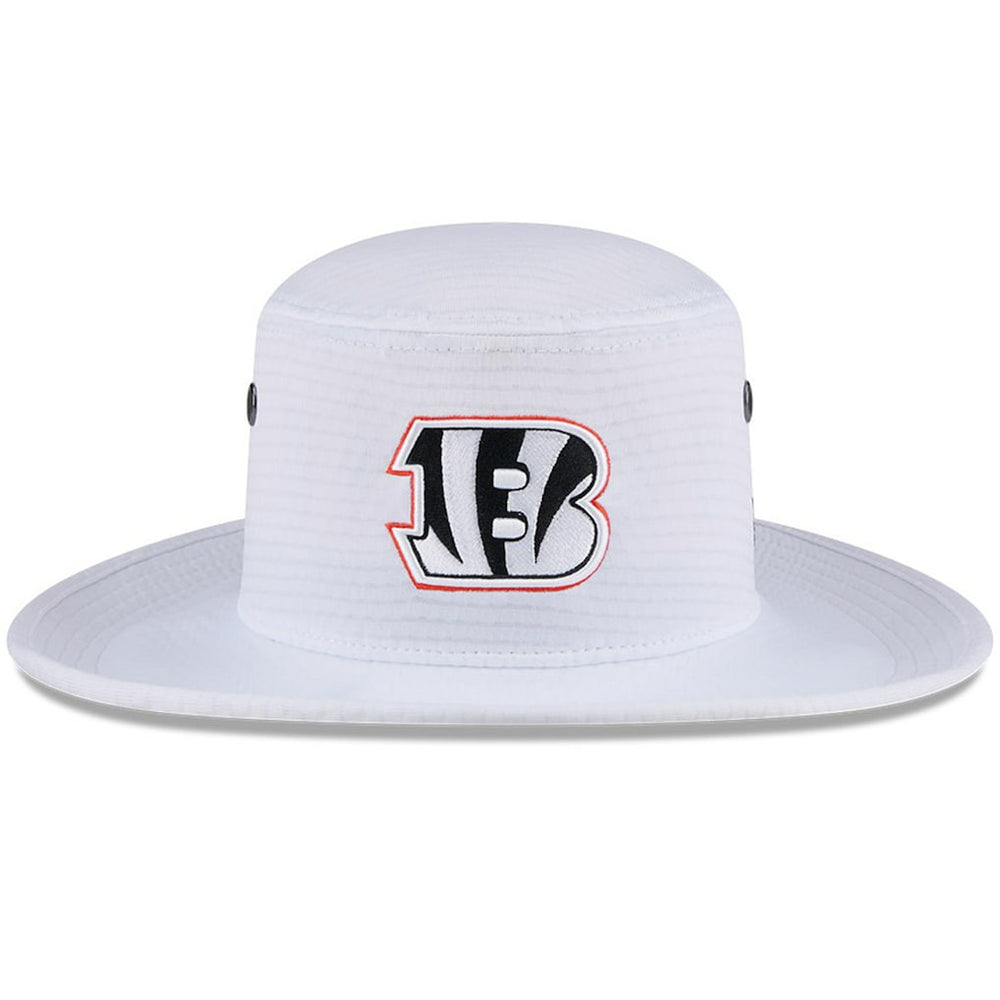 Cincinnati Bengals New Era 2024 NFL Training Camp Panama Bucket Hat White | NFL