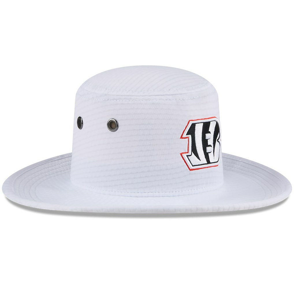 Cincinnati Bengals New Era 2024 NFL Training Camp Panama Bucket Hat White | NFL