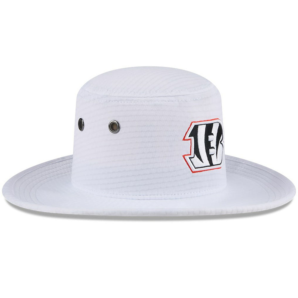 Cincinnati Bengals New Era 2024 NFL Training Camp Panama Bucket Hat White | NFL