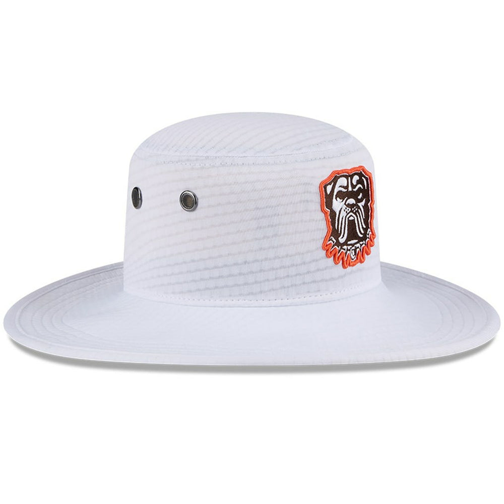 Cleveland Browns New Era 2024 NFL Training Camp Panama Bucket Hat White | NFL