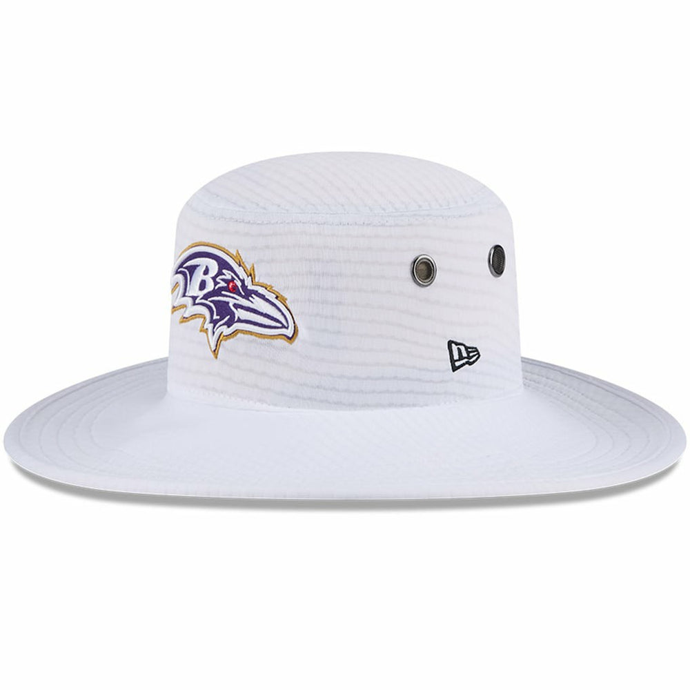 Baltimore Ravens New Era 2024 NFL Training Camp Panama Bucket Hat White | NFL