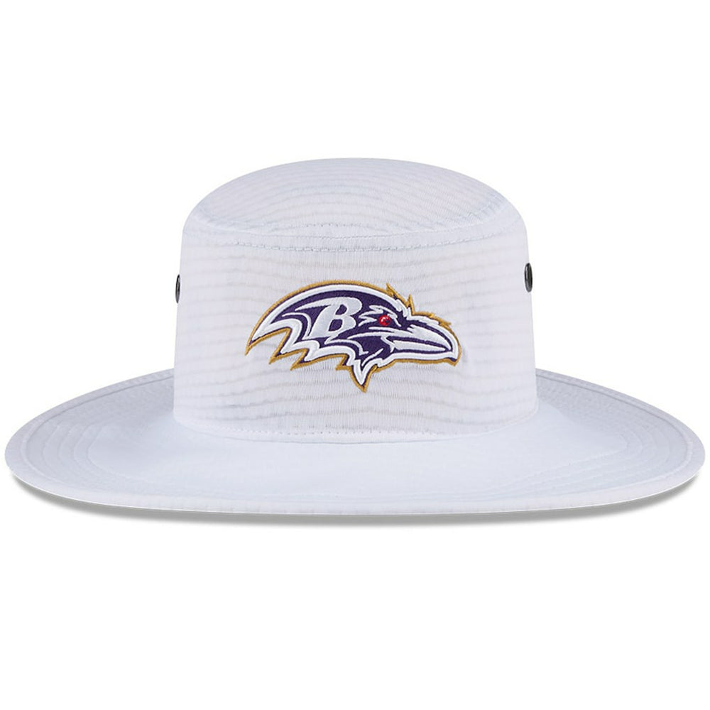 Baltimore Ravens New Era 2024 NFL Training Camp Panama Bucket Hat White | NFL