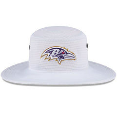 Baltimore Ravens New Era 2024 NFL Training Camp Panama Bucket Hat White | NFL