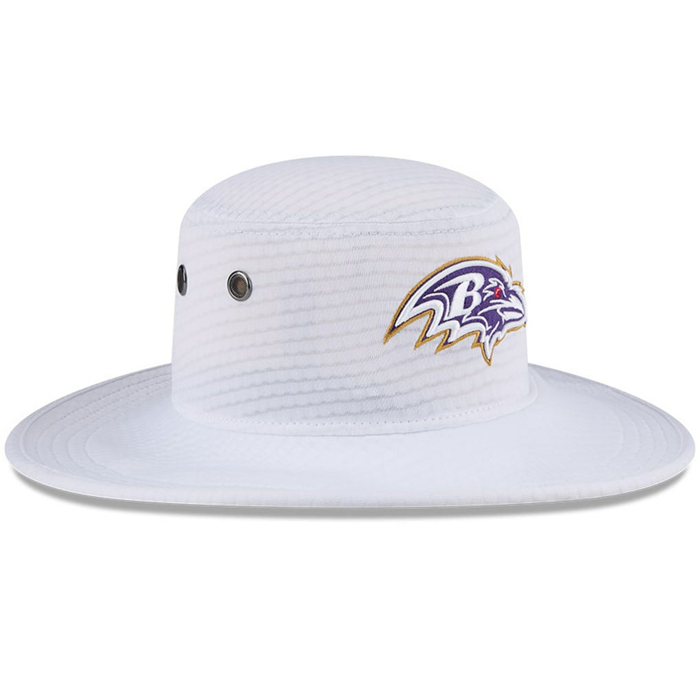 Baltimore Ravens New Era 2024 NFL Training Camp Panama Bucket Hat White | NFL