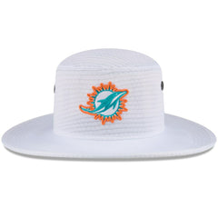 Miami Dolphins New Era 2024 NFL Training Camp Panama Bucket Hat White | NFL