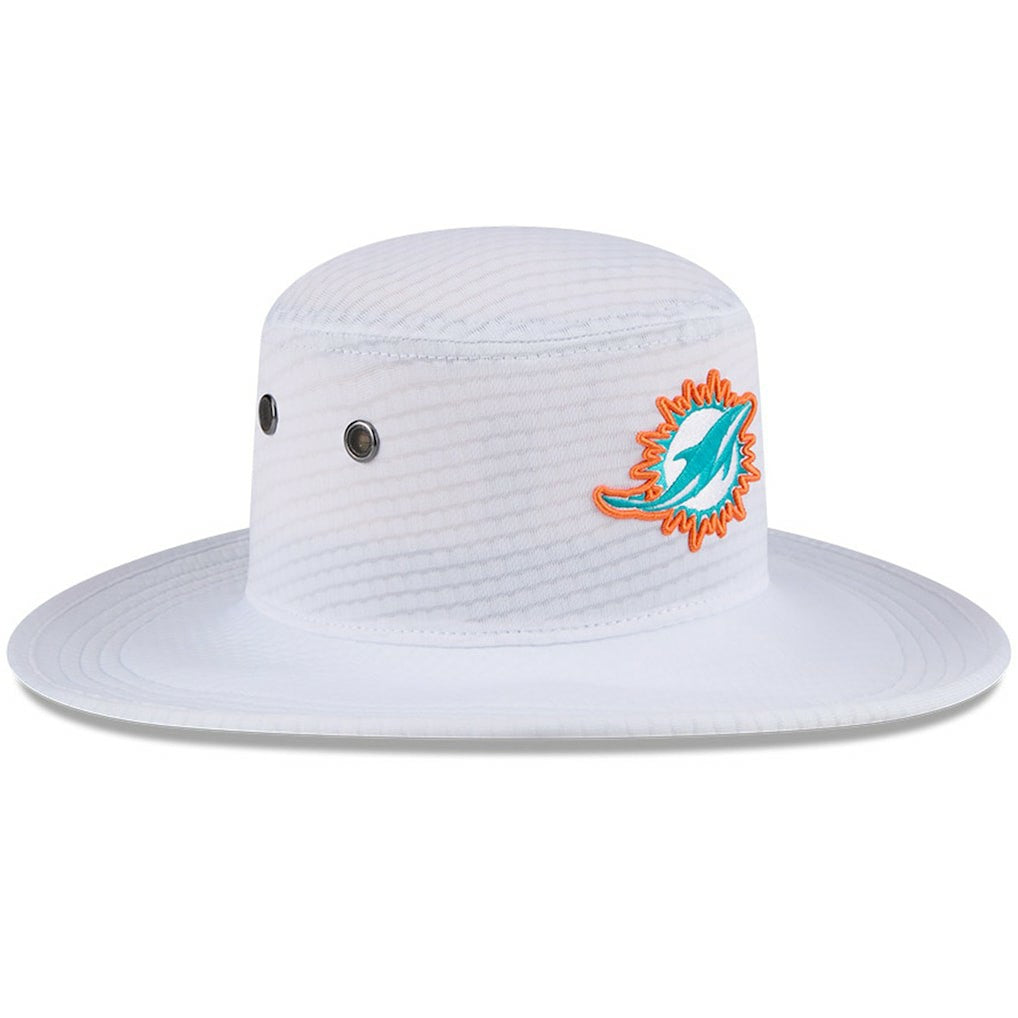 Miami Dolphins New Era 2024 NFL Training Camp Panama Bucket Hat White | NFL