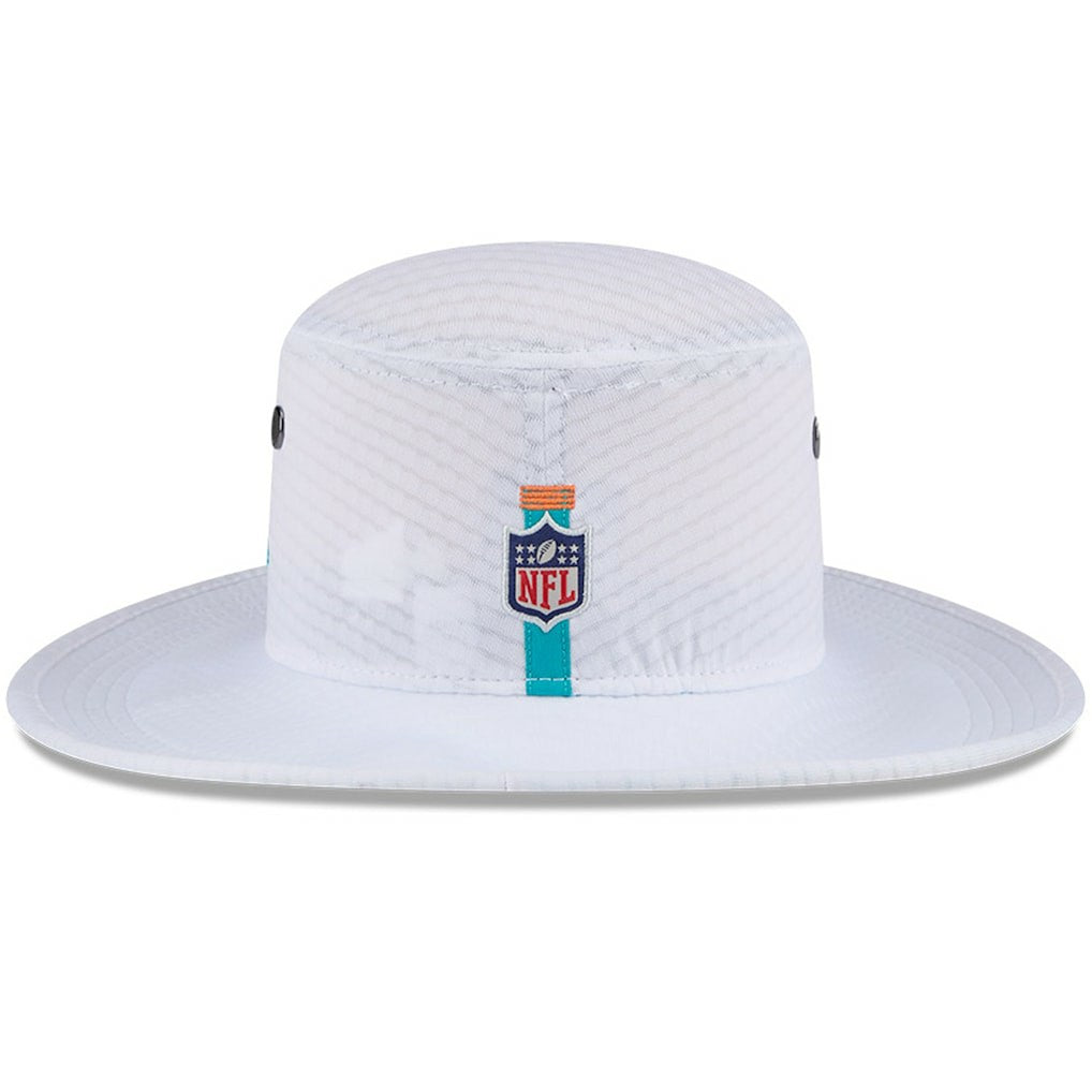 Miami Dolphins New Era 2024 NFL Training Camp Panama Bucket Hat White | NFL