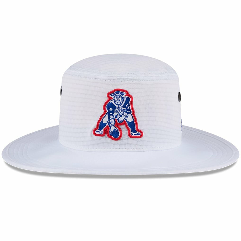 New England Patriots New Era 2024 NFL Training Camp Panama Bucket Hat White | NFL