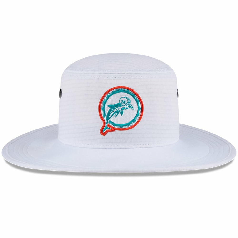 Miami Dolphins New Era 2024 NFL Training Camp Panama Bucket Hat White | NFL