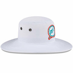 Miami Dolphins New Era 2024 NFL Training Camp Panama Bucket Hat White | NFL