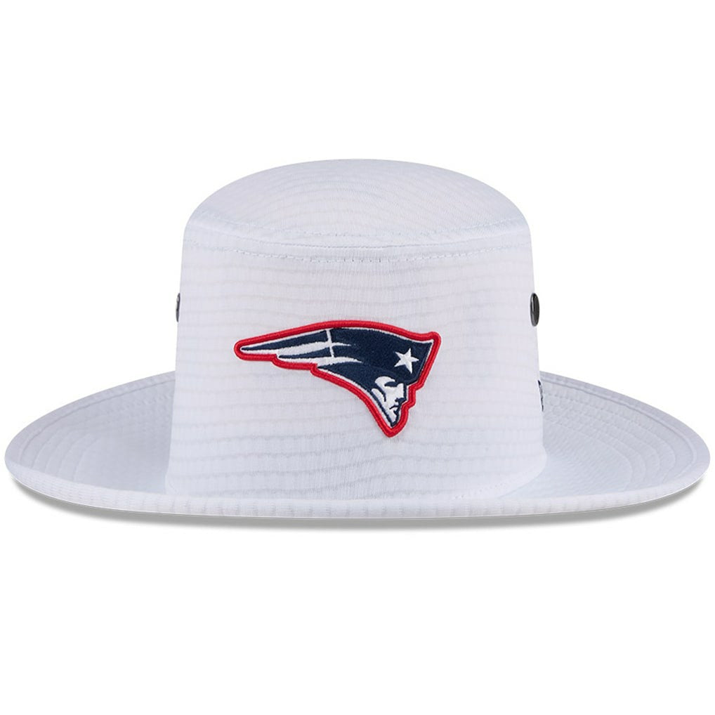 New England Patriots New Era 2024 NFL Training Camp Panama Bucket Hat White | NFL