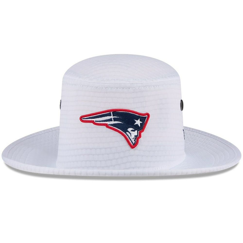 New England Patriots New Era 2024 NFL Training Camp Panama Bucket Hat White | NFL