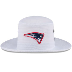 New England Patriots New Era 2024 NFL Training Camp Panama Bucket Hat White | NFL