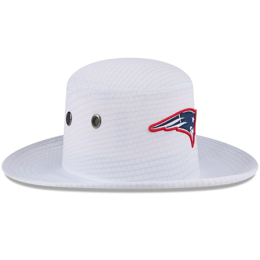 New England Patriots New Era 2024 NFL Training Camp Panama Bucket Hat White | NFL