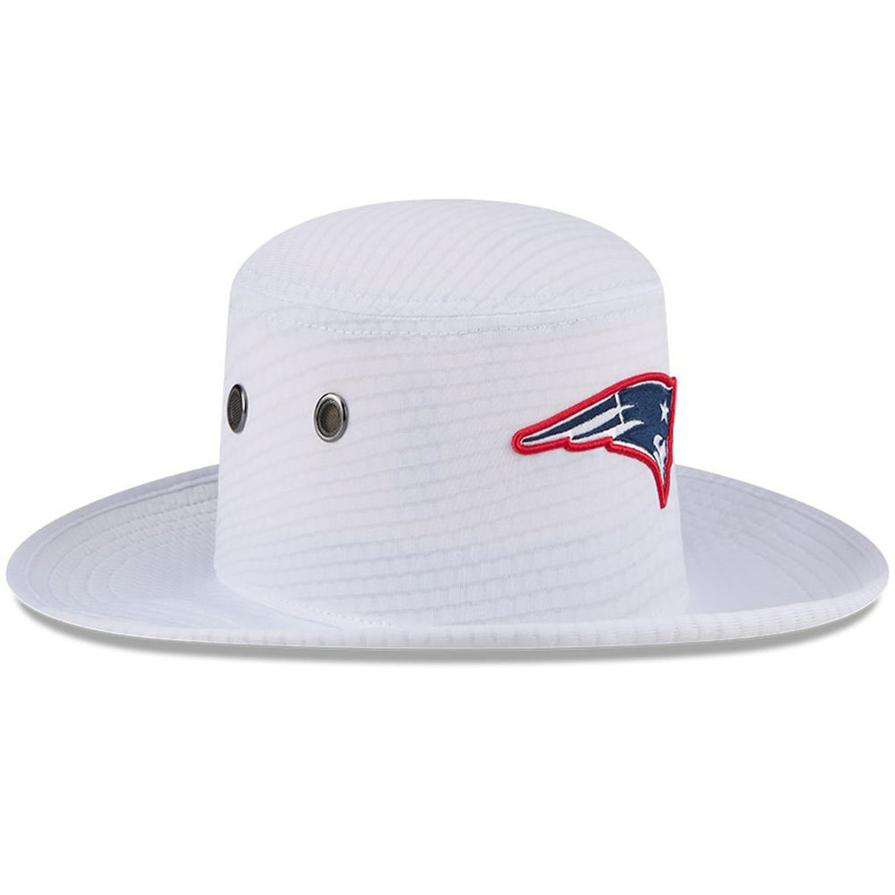 New England Patriots New Era 2024 NFL Training Camp Panama Bucket Hat White | NFL