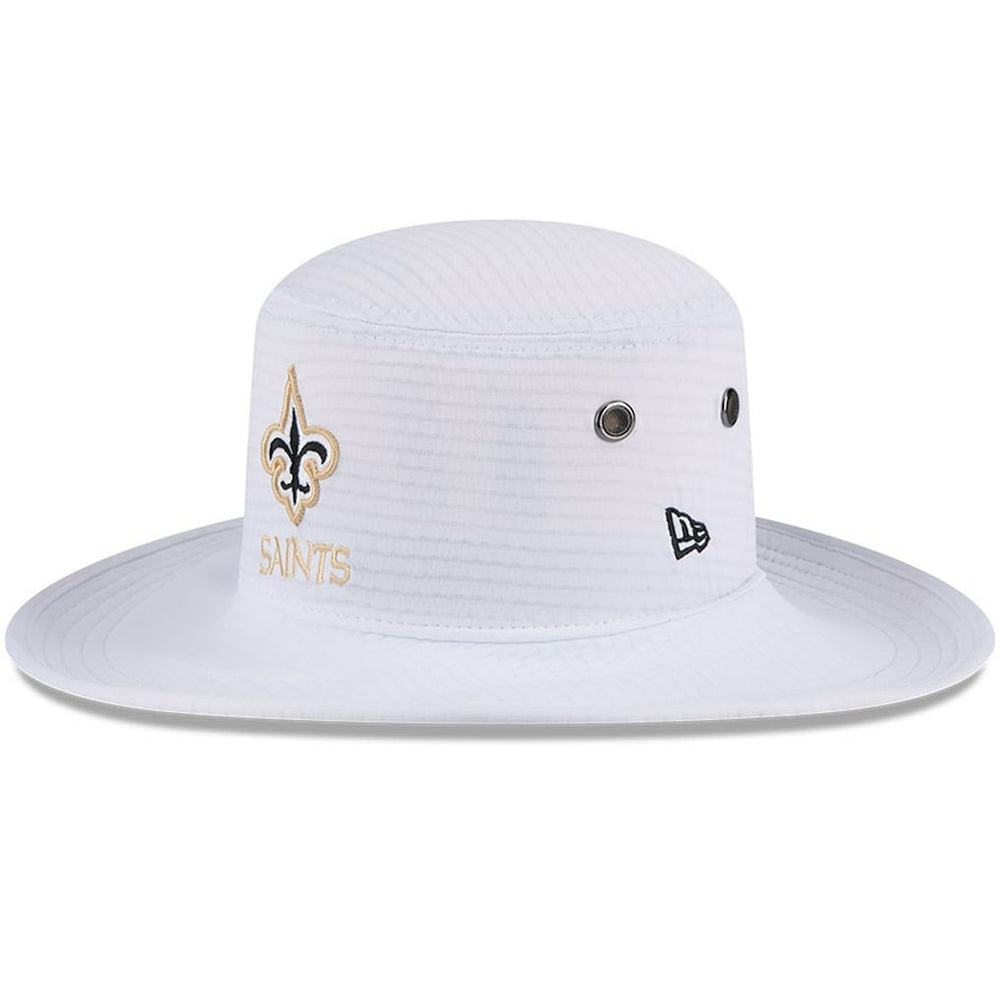 New Orleans Saints New Era 2024 NFL Training Camp Panama Bucket Hat White | NFL