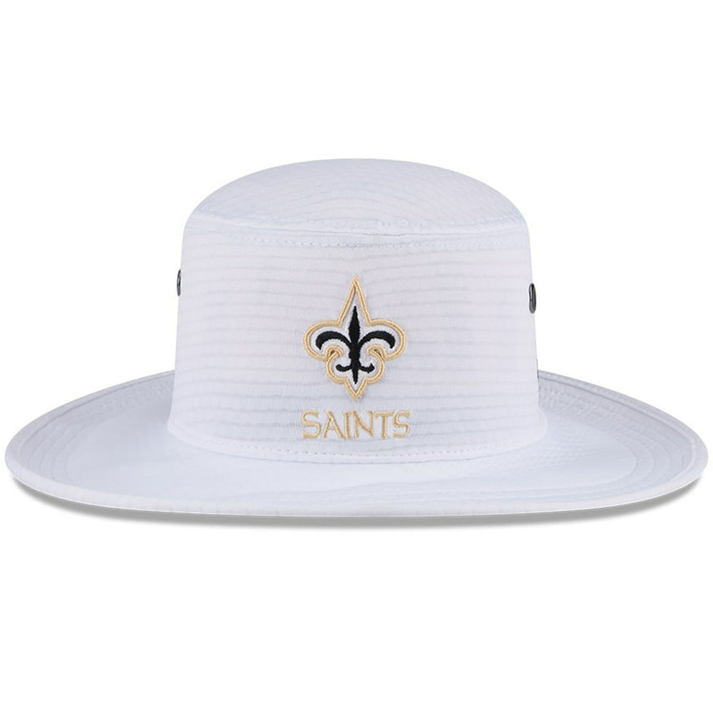 New Orleans Saints New Era 2024 NFL Training Camp Panama Bucket Hat White | NFL